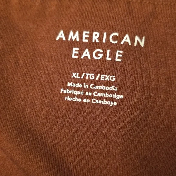 Bundle Of 2 American Eagle Tanks Top in Washed Brown and Chocolate Brown XL - Picture 7 of 9